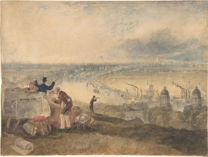 Vista de Londres a partir de Greenwich de Joseph Mallord William Turner