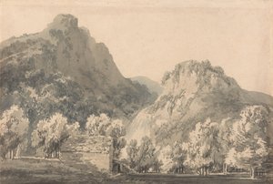Cascata de Lodore, Cumberland de Joseph Mallord William Turner