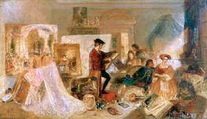 Estudo de Watteau pelas regras de Fresnoys, 1831 de Joseph Mallord William Turner