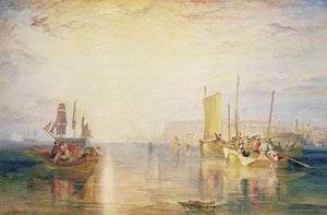 Pesca de verdinho fora de Margate, 1823 (wc no papel) de Joseph Mallord William Turner