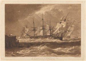 Navios em uma brisa