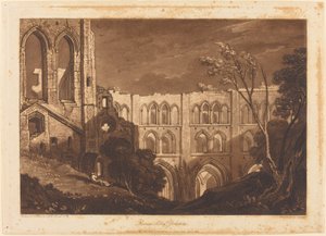Abadia de Rievaulx de Joseph Mallord William Turner and Henry Edward Dawe