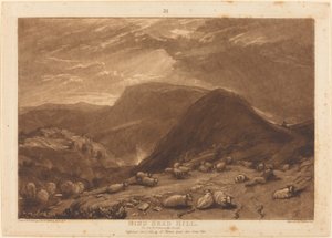 Morro da Cabeça Traseira de Joseph Mallord William Turner and Robert Dunkarton