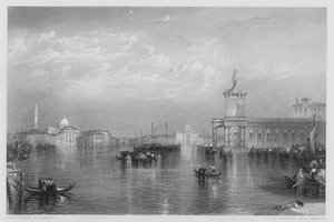 Veneza, o Dogana, da foto na Galeria Vernon