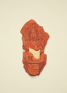 Atrás do Selo de Matthew Parker, Arcebispo de Cantuária, à Vontade de Thomas Alyce, Comerciante de Joseph Manning