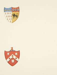Monumental Coats-of-Arms in St Mary-le-Port Church (lápis e aguarela sobre papel) de Joseph Manning