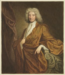 Retrato na Casa do Conselho de Edward Colton (lápis e aguarela sobre papel) de Joseph Manning