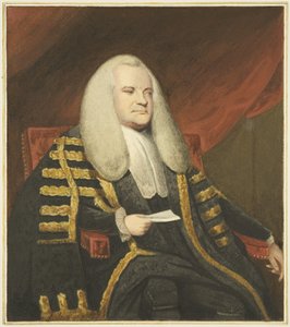 Retrato na Mansion House, Queen Square, de Lord Ashburton (aguarela sobre papel) de Joseph Manning