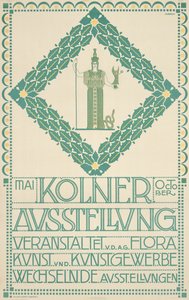 Um pôster para o Festival de Arte de Colônia de 1905, 1905