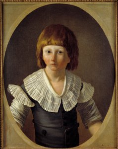 Retrato de Luís XVII (1785-1795) na prisão do templo Pintura de José Maria Vien o jovem (1762-1848) 1793 Sol. 0,6x0,48 m Paris, Musee Carnavalet