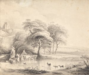 Paisagem com um vau de Joseph Mössmer