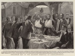 Dia de Natal no Hospital dos Marinheiros em Constantinopla de Joseph Nash