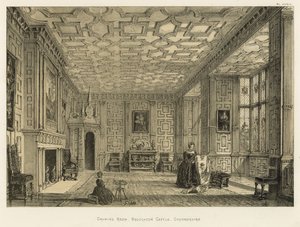 Sala de desenho, Broughton Castle, Oxfordshire