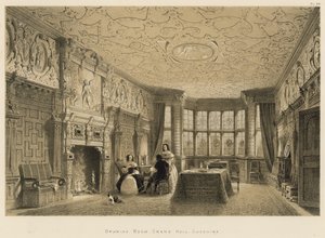 Sala de desenho, Crewe Hall, Cheshire