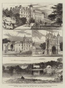 Eastwell Park, sede do país do duque e duquesa de Edimburgo de Joseph Nash