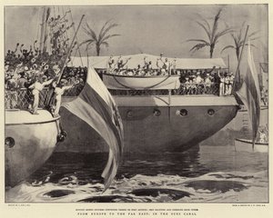 Da Europa ao Extremo Oriente, no Canal de Suez de Joseph Nash