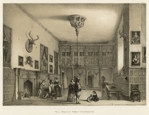 Salão, abadia de Wroxton, Oxfordshire