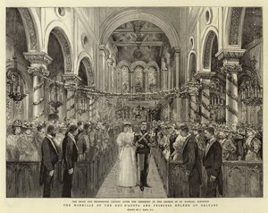 O Casamento do Duque D&39;Aosta e a Princesa Helene de Orleans