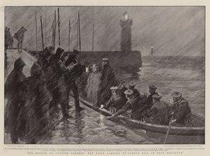 O retorno do capitão Dreyfus, o primeiro desembarque no solo francês em Port Haliguen