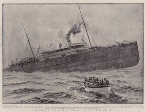O naufrágio da Stella, o último barco a sair do navio