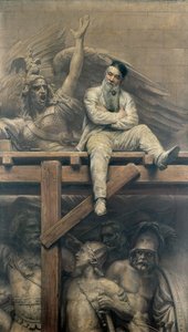 Francois Rude Trabalhando no Arco do Triunfo, 1893 de Joseph Noel Sylvestre