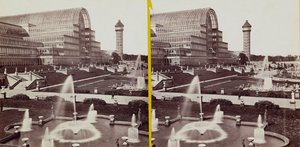 O Palácio de Cristal em Hyde Park, c.1900 (foto a p/b)