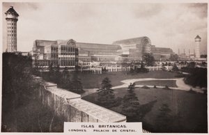 Vista do Palácio de Cristal em Londres