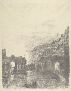 Aetna Over Taormina, 1913. de Joseph Pennell