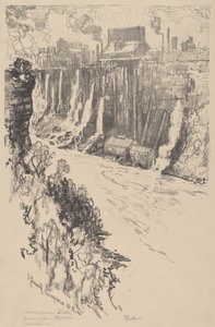 Tivoli Americano, 1910. de Joseph Pennell