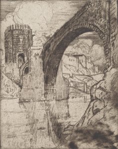 Arco da Ponte de Alcântara, 1904. de Joseph Pennell