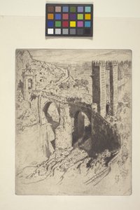 Ponte de Alcântara (gravura) de Joseph Pennell