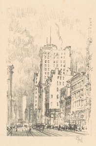 Broadway, acima da rua 23 de Joseph Pennell