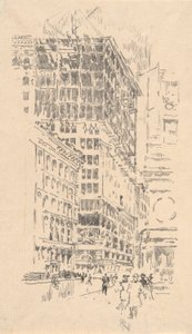 Construindo o edifício, nº 8 na coleção Iconophile Club de Joseph Pennell