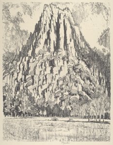 Contrafortes, Yosemite de Joseph Pennell