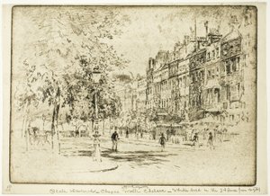Cheyne Walk, Chelsea de Joseph Pennell