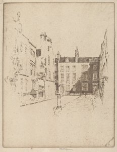 Rua Cowley, Westminster de Joseph Pennell