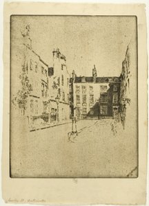 Rua Cowley, Westminster de Joseph Pennell