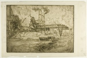Guindastes, Bessemer de Joseph Pennell