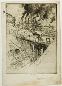 Edgar Thompson Works, Bessemer de Joseph Pennell