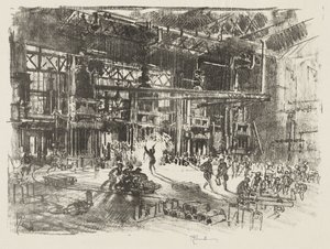 Trabalho de Guerra Inglês: The Presses de Joseph Pennell