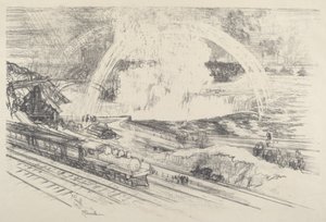 Falls Station, Niagara, 1910. de Joseph Pennell