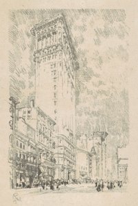 Edifício Flatiron de Joseph Pennell