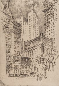 Four-Story House, 1904. de Joseph Pennell
