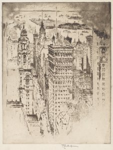 Cornija Dourada, No.II de Joseph Pennell