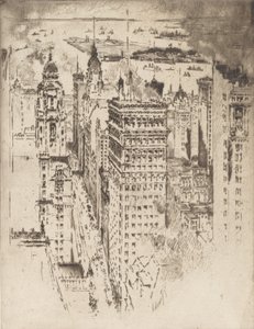 Golden Cornice, No.II, 1915. de Joseph Pennell