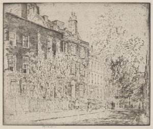 Great College Street, Westminster de Joseph Pennell