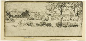 Hampton Court, o Palácio Longo de Joseph Pennell