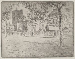 Casa onde Whistler morreu de Joseph Pennell