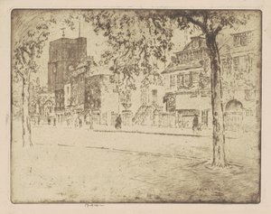 Casa onde Whistler morreu de Joseph Pennell