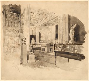 Interior, Museu Fitzwilliam de Joseph Pennell